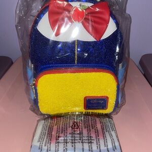 NWT Disney Princess Sequin Snow White Backpack and Wallet